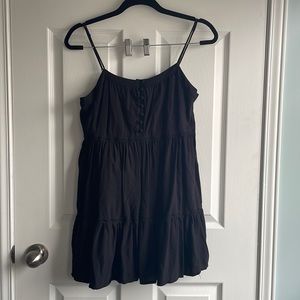 Urban Outfitters Black Babydoll Mini Dress (US M)